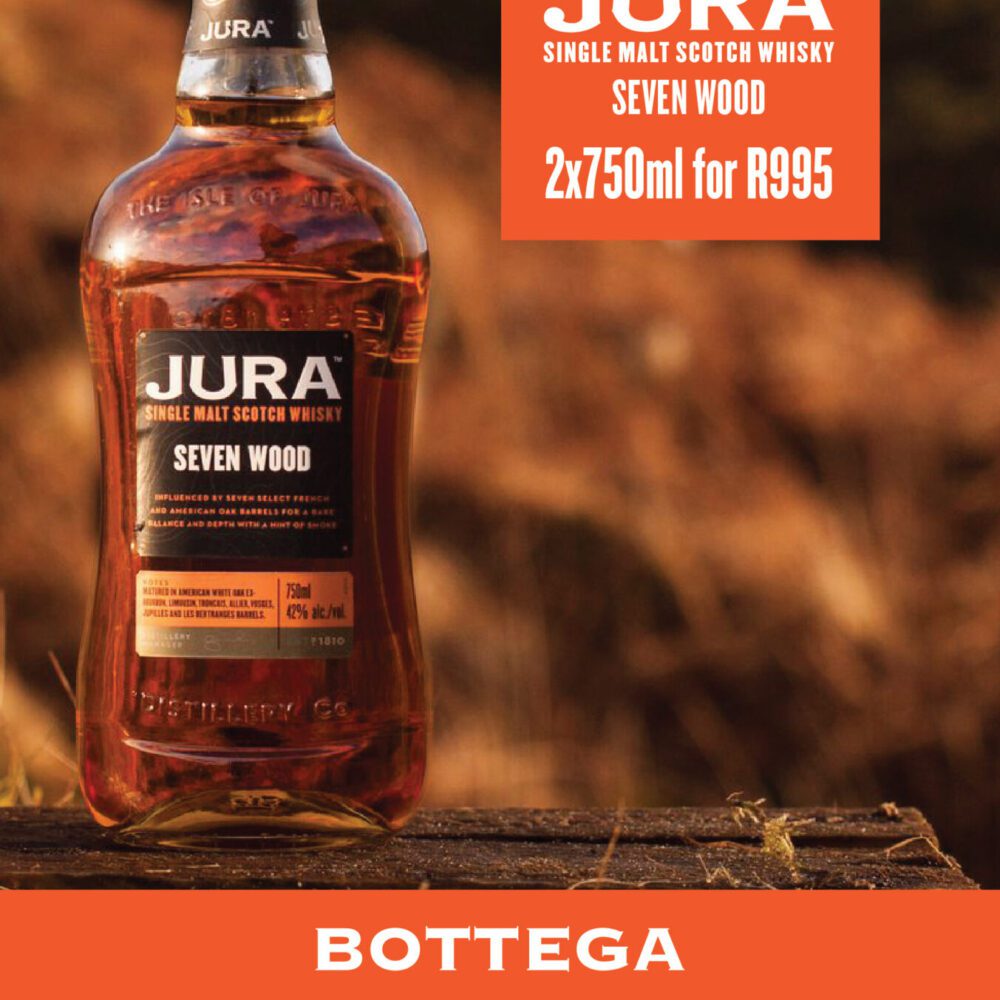 Jura Seven Wood (43%) (Pack - 2 Bottles)