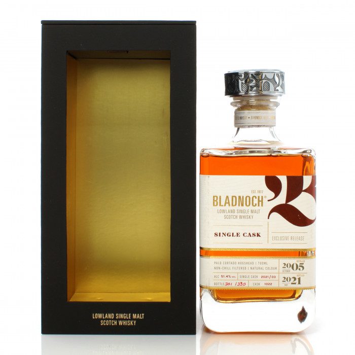 Bladnoch 2005 Single Cask #1034 (Bottled 2021) Amontillado Hogshead (52%)* ~FC