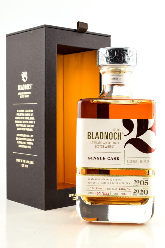 Bladnoch 2005 Single Cask #1024 (Bottled 2020) Manzanilla Cask (51.5%)* ~FC