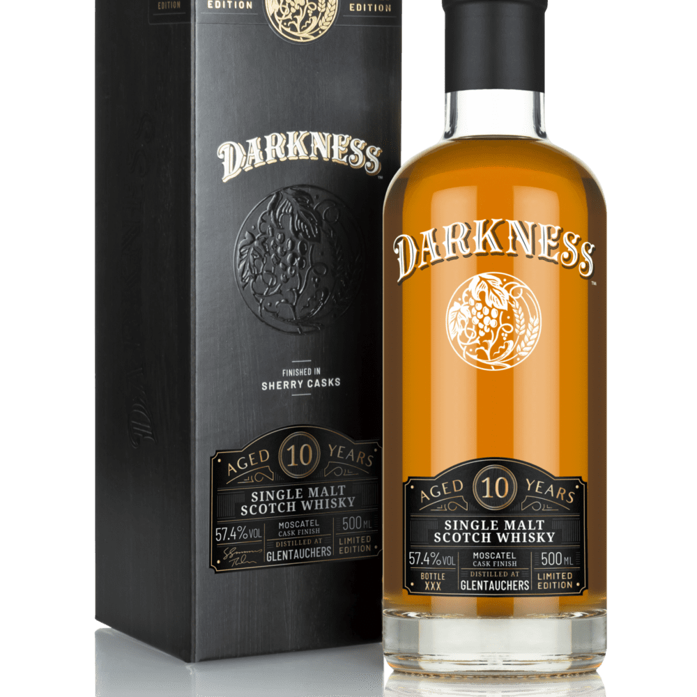 Darkness 10 Year Old - Glentauchers Moscatel Cask (57.4%) 500ml