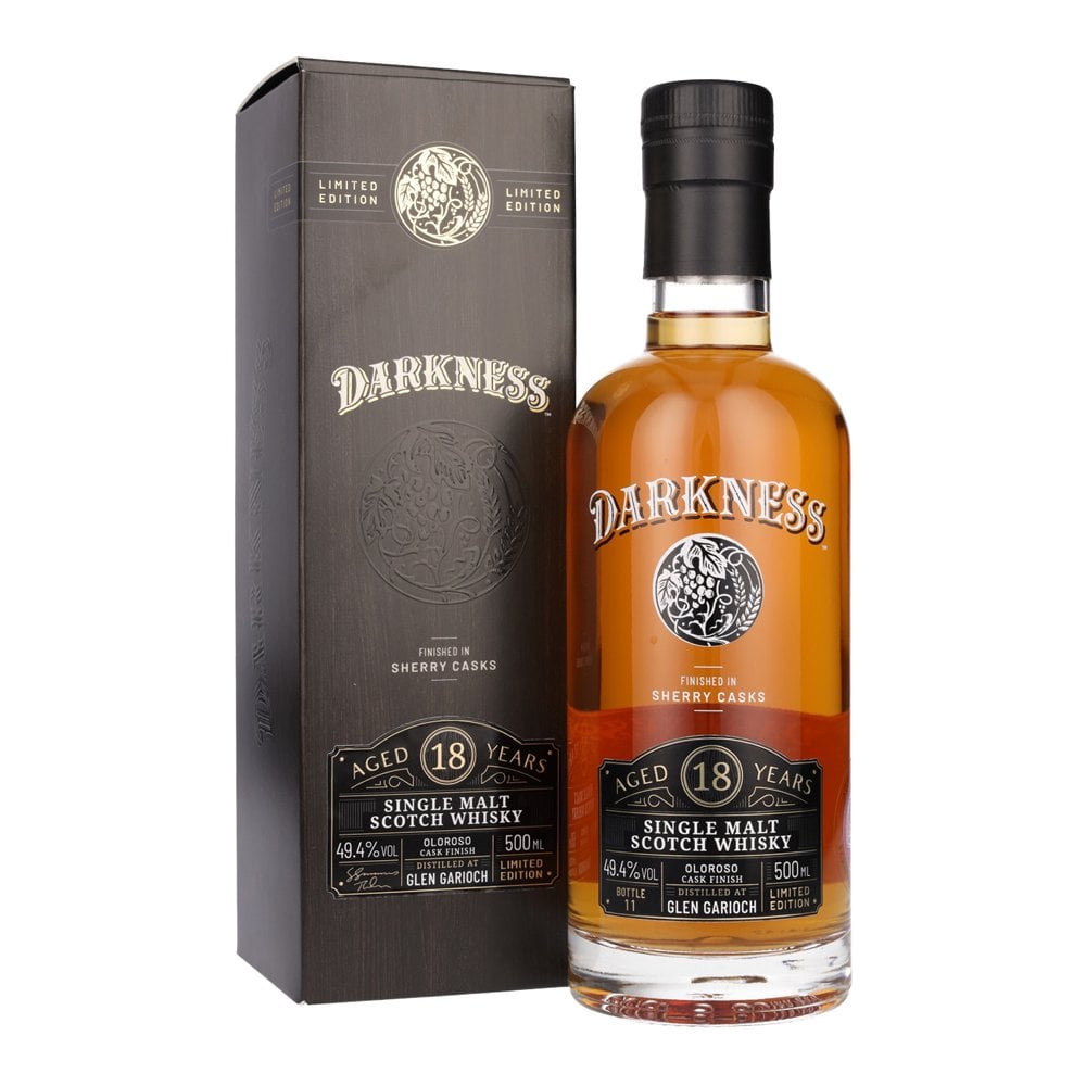 Darkness 18 Year Old - Glen Garioch Oloroso Cask Finish (49.4%) 500ml