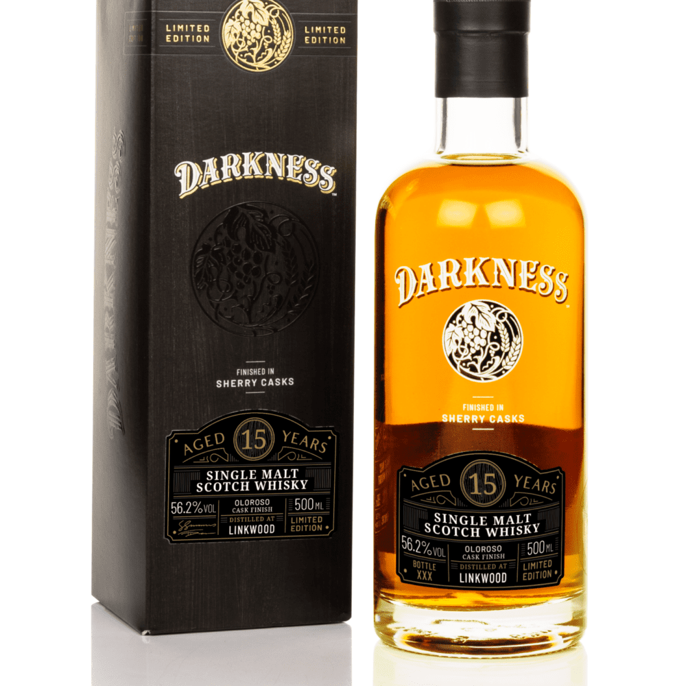 Darkness 15 Year Old Linkwood Oloroso Cask Finish (54.6%) 500ml