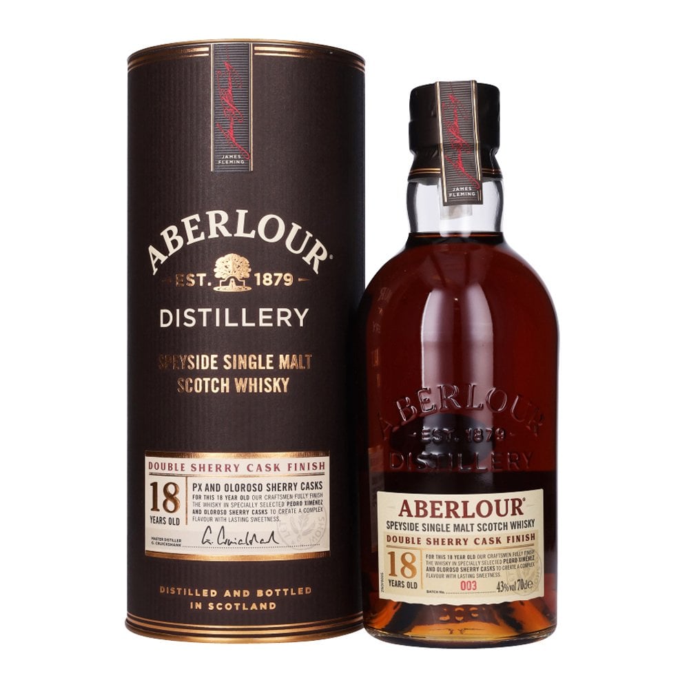 Aberlour 18 Years Old Double Sherry Cask Finish - Batch# 4 (43%)