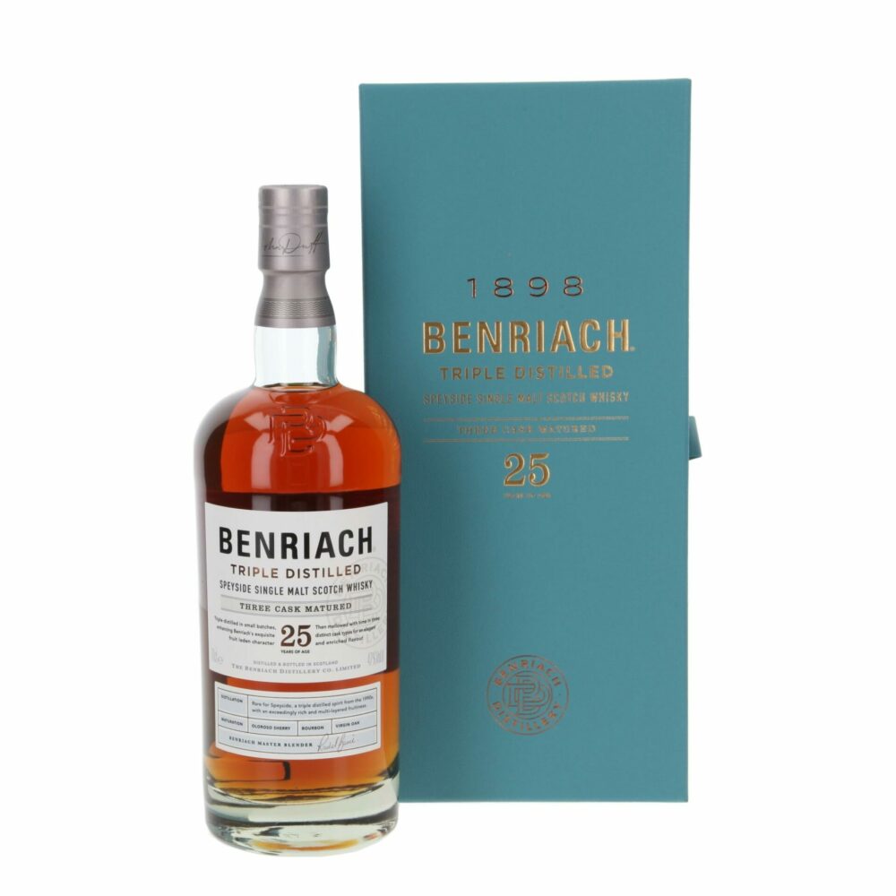Benriach 25 Year Old Triple Distilled Whisky - 2024 (47%)*
