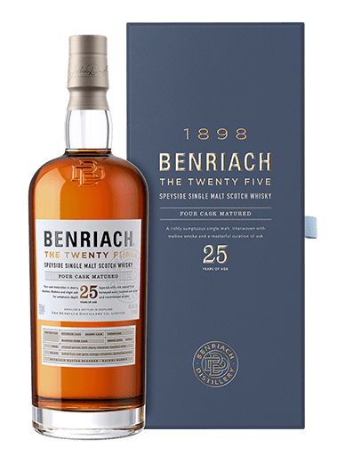 Benriach 25 Year Old Four Cask Matured Whisky - 2020 (46%)*