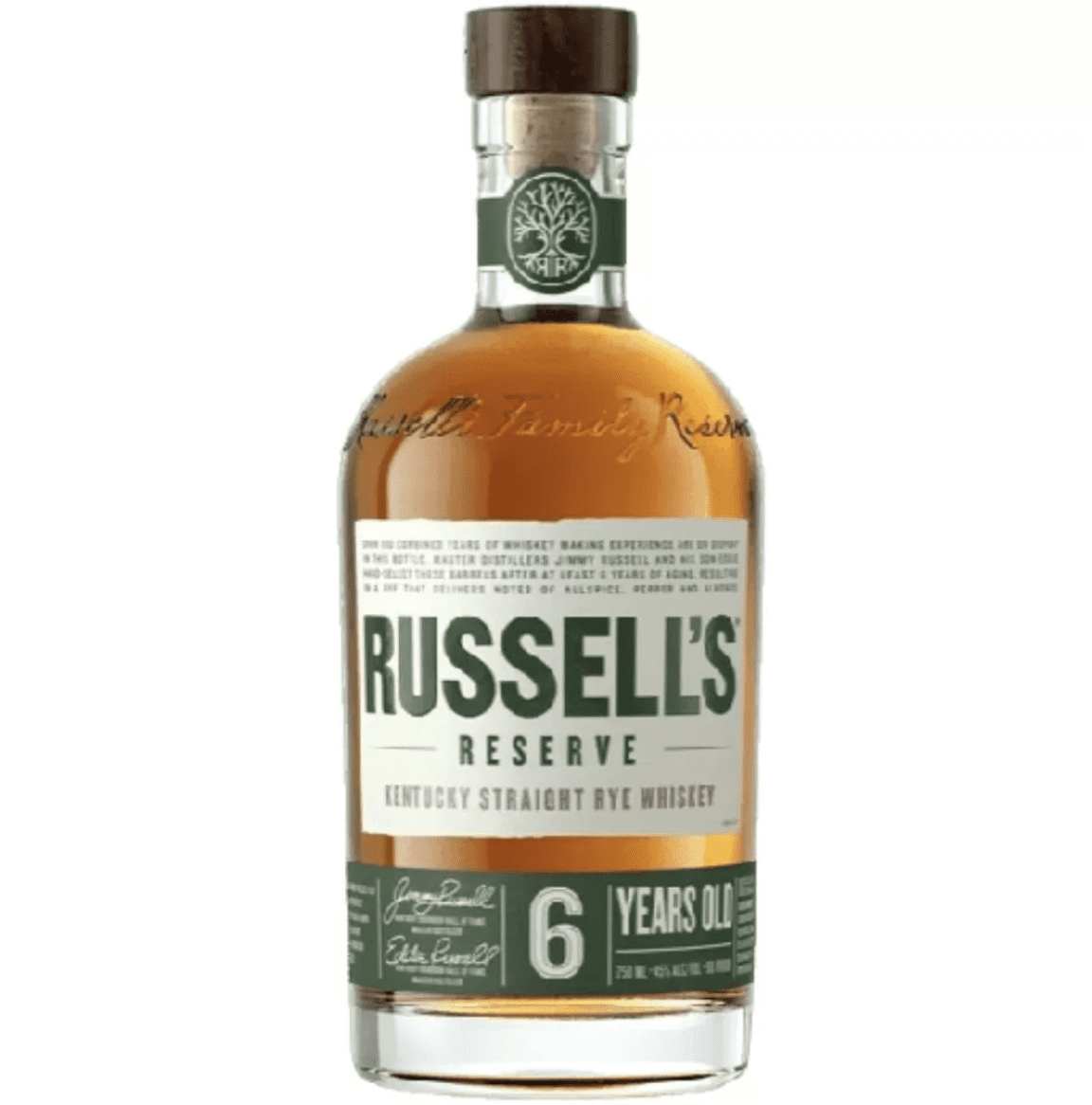Russell's Reserve 6 Year Old Reserve Straight Rye (45%)