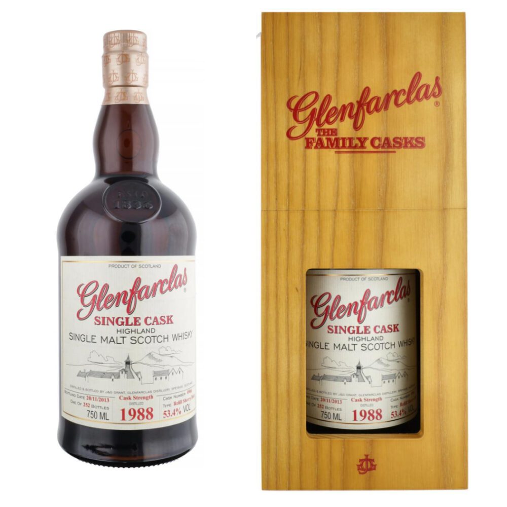 Glenfarclas 1988 Family Cask - Cask Strength # 4966 Single Malt Scotch Whisky (53.4%)